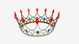 gold crown style, fashion, crystal, crown, old, head, woman, wear, headwear, female, gold
