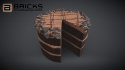 ChocolateGateauChart gamereadyasset, 3dgameasset, bricks3dstudio, vietnam3dartoutsource, chocolategateauchart, chocolategateauchart3dmodel, chocolategateauchart3dasset, chocolategateauchartgameready, gamereadychocolategateauchart