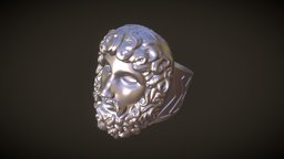 Anillo Jupiter face, jupiter, head, rostro, anillo, ring