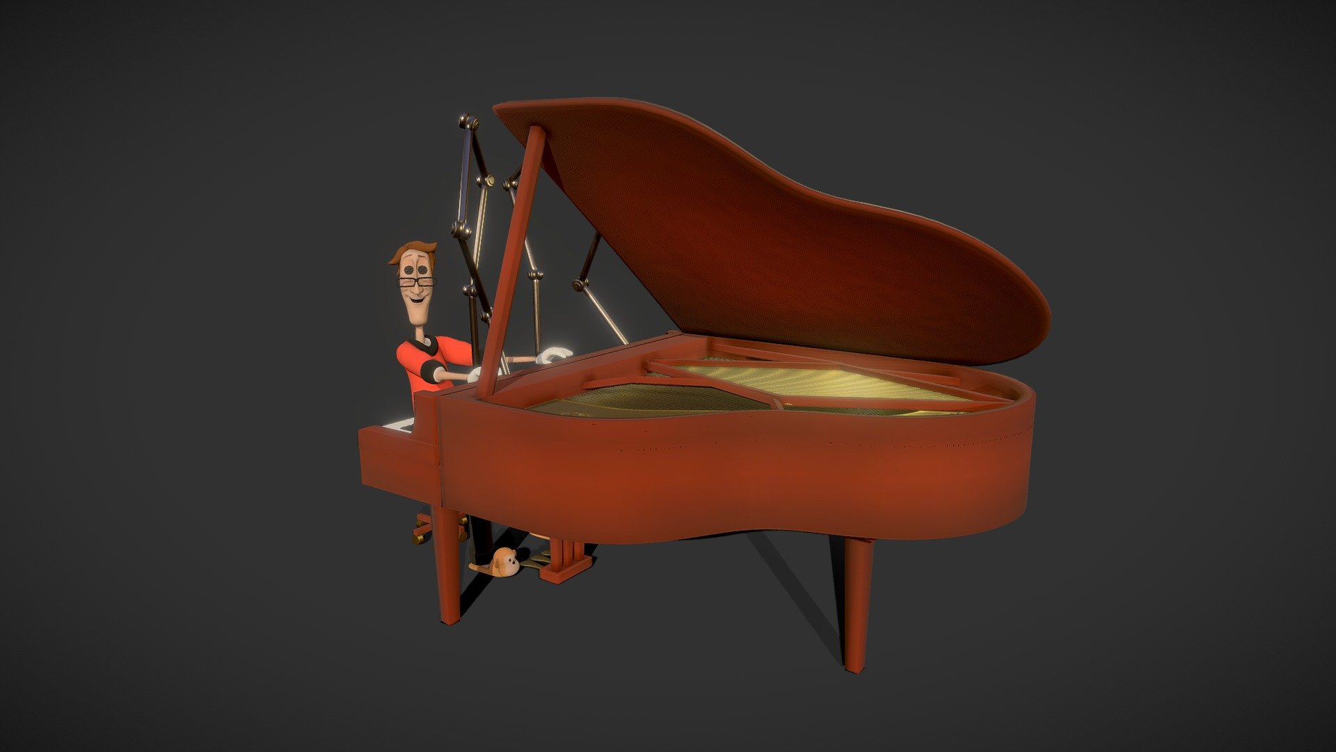 Other father song from the box office smash, Coraline. Plz offer $, I beg.  Sketchfab won't let me charge you. I know @bradgroatman , so like this NOW - Other Father from Coraline - 3D model by angelinaclancy 3d model