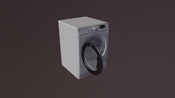 Washing Machine eletric, visualization, washingmachine, fourniture, barruz3dstudent, indesit, maya, hardsurface, home, technology, zbrush, modelling