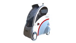Robot Car power, cars, japan, small, future, motor, transport, driving, unique, tiny, passenger, intelligent, mobility, self-driving, hitachi, ropits, vehicle, car, sport, robot