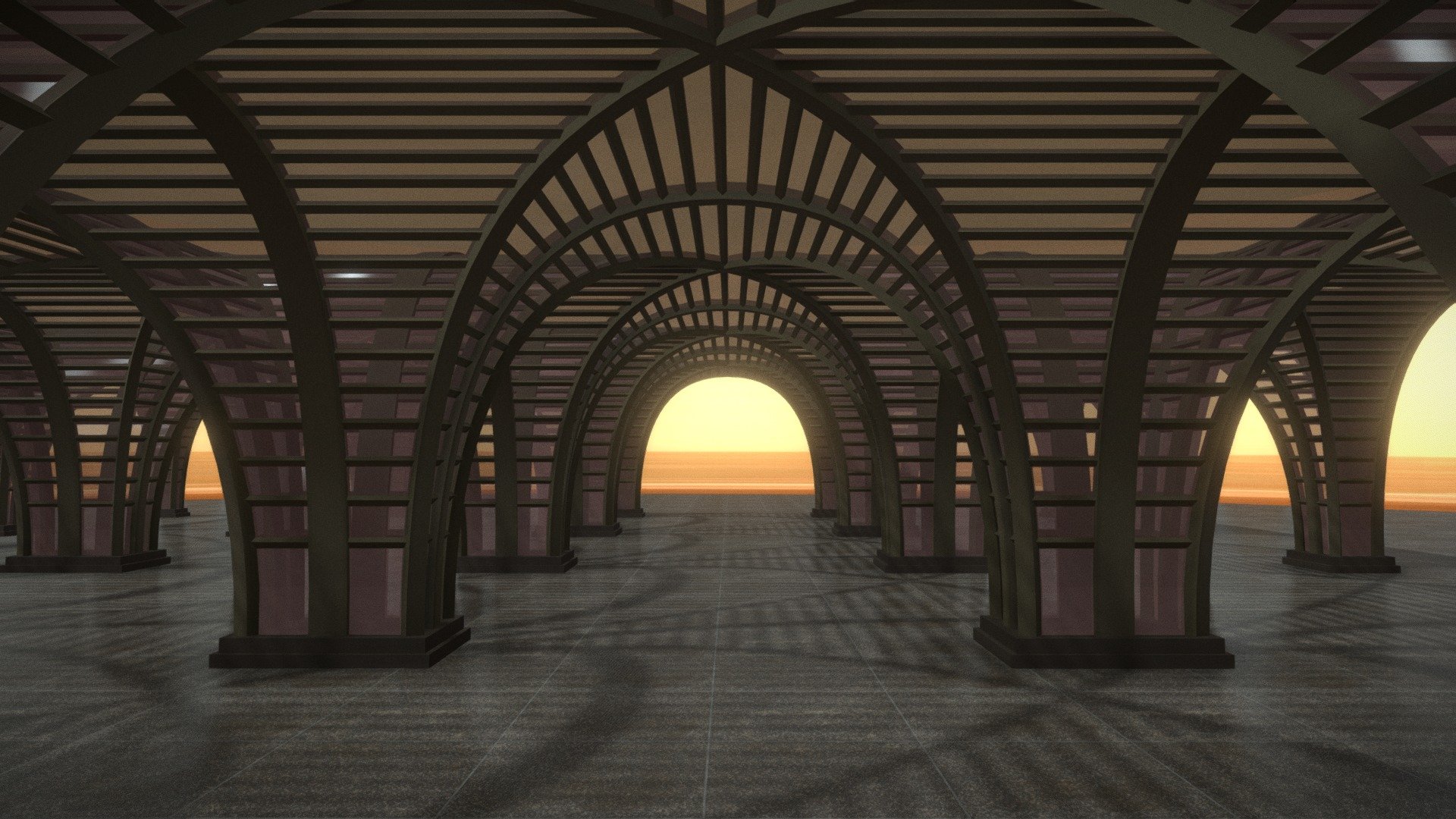 Dream cartoon dome architectural Gallery - Dream cartoon dome architectural Gallery - Buy Royalty Free 3D model by xinige (@l13261404616) 3d model