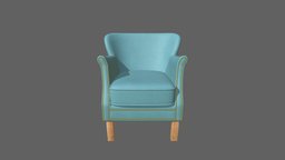 Golden Armchair armchair, golden