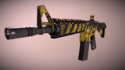 Yellowjacket M4a4 m4a1, m4, yellow, csgo, counterstrike, m4a4, counterstrikeglobaloffensive, yellowjacket, counterstrikeglobaloffensive-skin