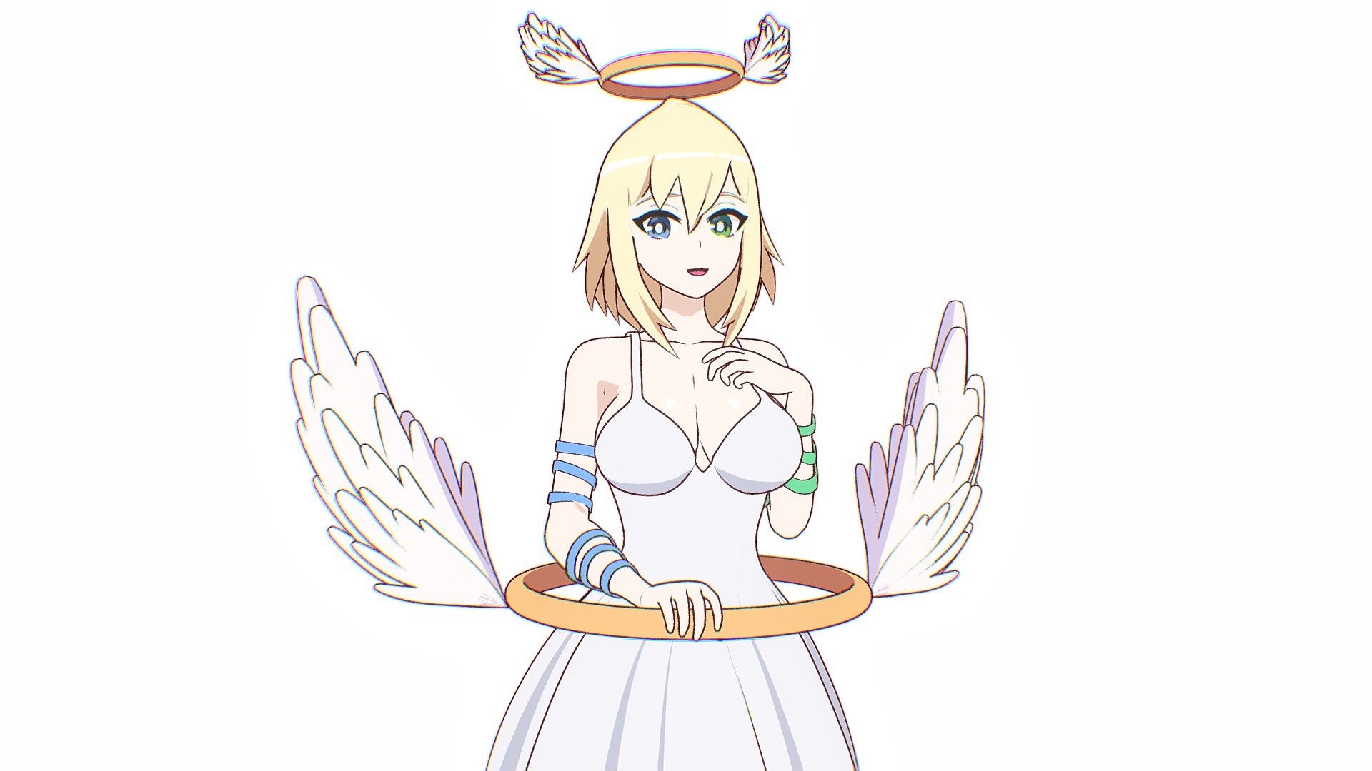 A commissioned work.

&ldquo;The game is a hack and slash action rpg mobile game.