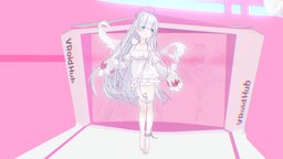 VRM model : TOXIC豆奶 vrchat, vtuber, vroid, vrm, vtuber-commission