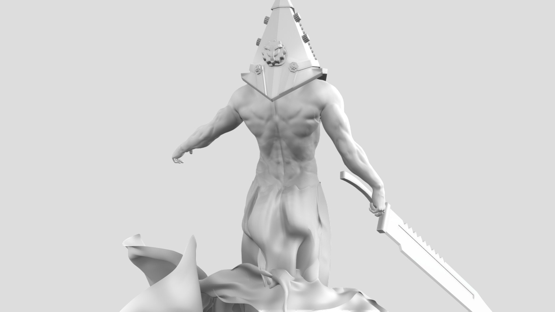 Pyramid Head - 3D model by JOHNFX 3d model