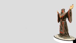 Dread Cultist warhammer, warlock, mask, caster, necklace, sickle, pathfinder, robes, heroquest, 3df-zephyr, robed, wizkids, dread_warlock, black_mage, chaos_cultist, dread_lights