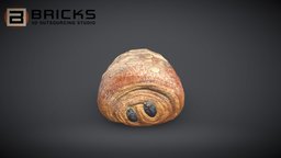 Almond Chocolatine gamereadyasset, 3dgameasset, bricks3dstudio, vietnam3dartoutsource, almondchocolatine, almondchocolatine3dmodel, almondchocolatine3dasset, almondchocolatinegameready, gamereadyalmondchocolatine