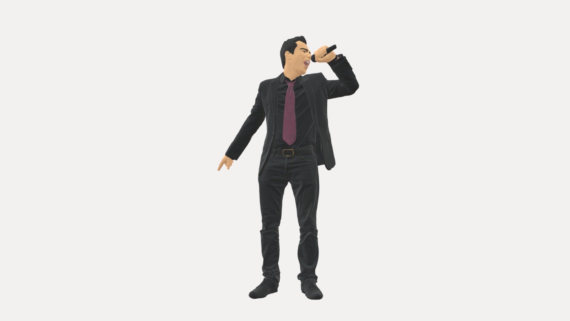 We provide unique 3d scanned models with realistic proportions for closeup and medium-distance views in artworks, paintings and classes. As well as architectural visualization projects.

Main features:




high-end realistic 3d scanned model;

realistic proportions;

highest quality;

low price;

saves you time for more time in landscaping and interiors visualization.

FEATURES 




3d scanned model 

Extremely clean

Edge Loops based

smoothable

symmetrical

professional quality UV map

high level of detail

high resolution textures

real-world scale

system unit: cm

TEXTURES 




Textural Resolution: 4096 x 4096

Color Map

The model is suitable for stereolithography 3d printing 

The model is also ready for fullcolour 3d printing - Man singing In microphone 0624 - Buy Royalty Free 3D model by 3DFarm 3d model
