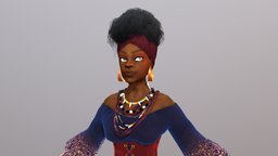 Marie Laveau "the vodoo queen" women, historical, femalecharacter, femaleanatomy, vodoo, blackwoman, character, female, characterdesign, black, marie-laveu