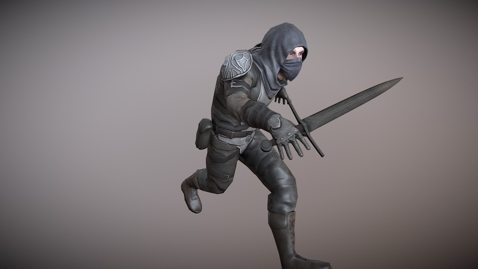 Game ready character - Thief - Buy Royalty Free 3D model by Dexsoft Games (@dexsoft-games) 3d model