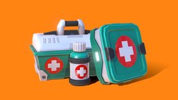 TF2 health items Overwatch style rework tf2, item, health, tf2-mod, low-poly-model, tf2cosmetics, low_poly, low-poly, lowpoly