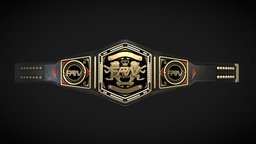 Wrestling champion belt concept fighter, fight, champion, title, fighting, gem, wrestling, gems, belt, gemstone, gemstones, belts, blender28, substancepainter, substance, blender, blender3d, sport, wrestling-belts, wwa, noai