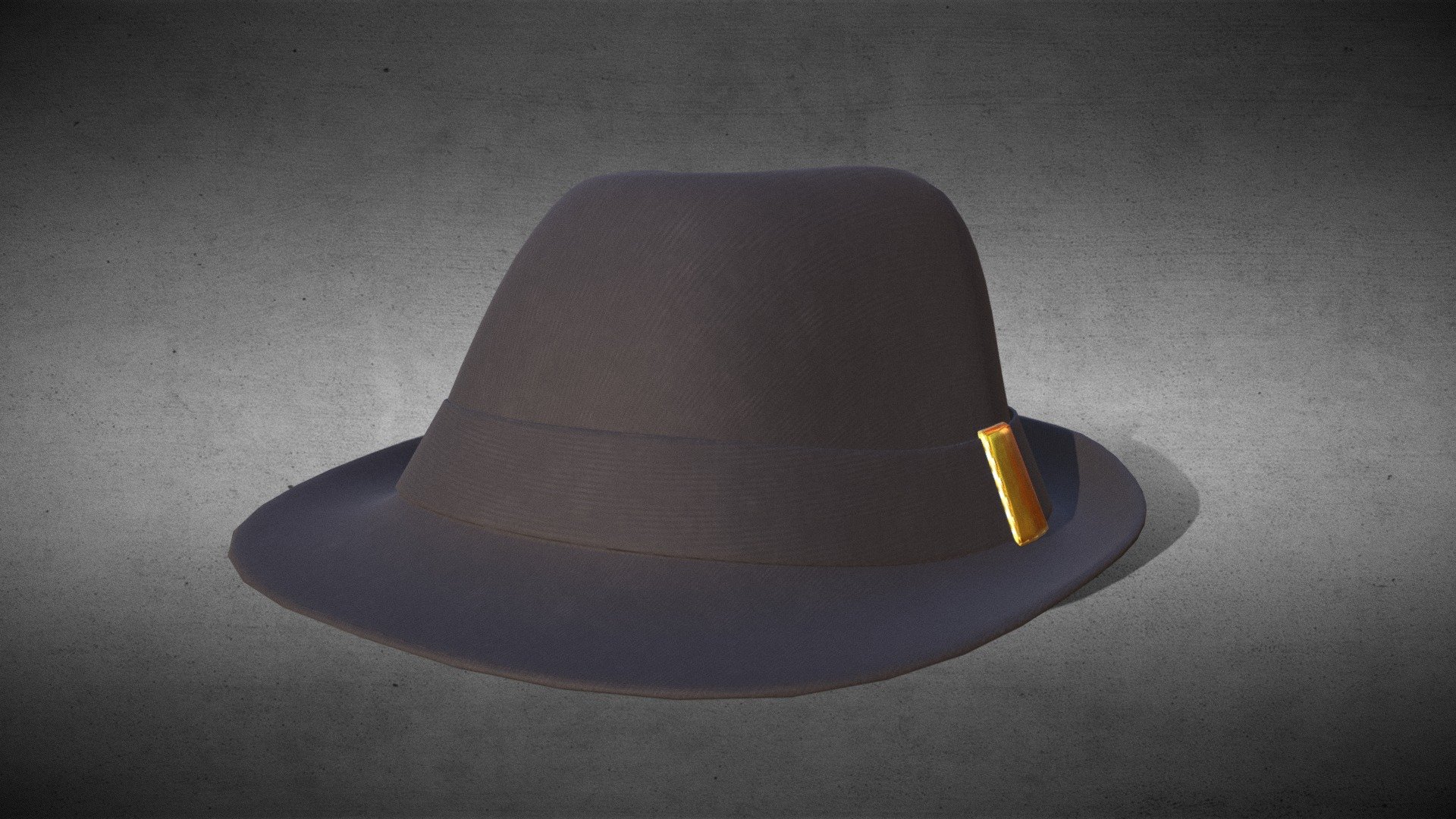 Low poly fedora made for instagram filter: https://www.instagram.com/a/r/?effect_id=561073598087999