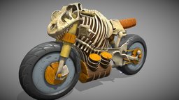 Stylized Bike bike, wheels, motorcycle, developer, maya, game, gameasset, zbrush, dinosaur, dino