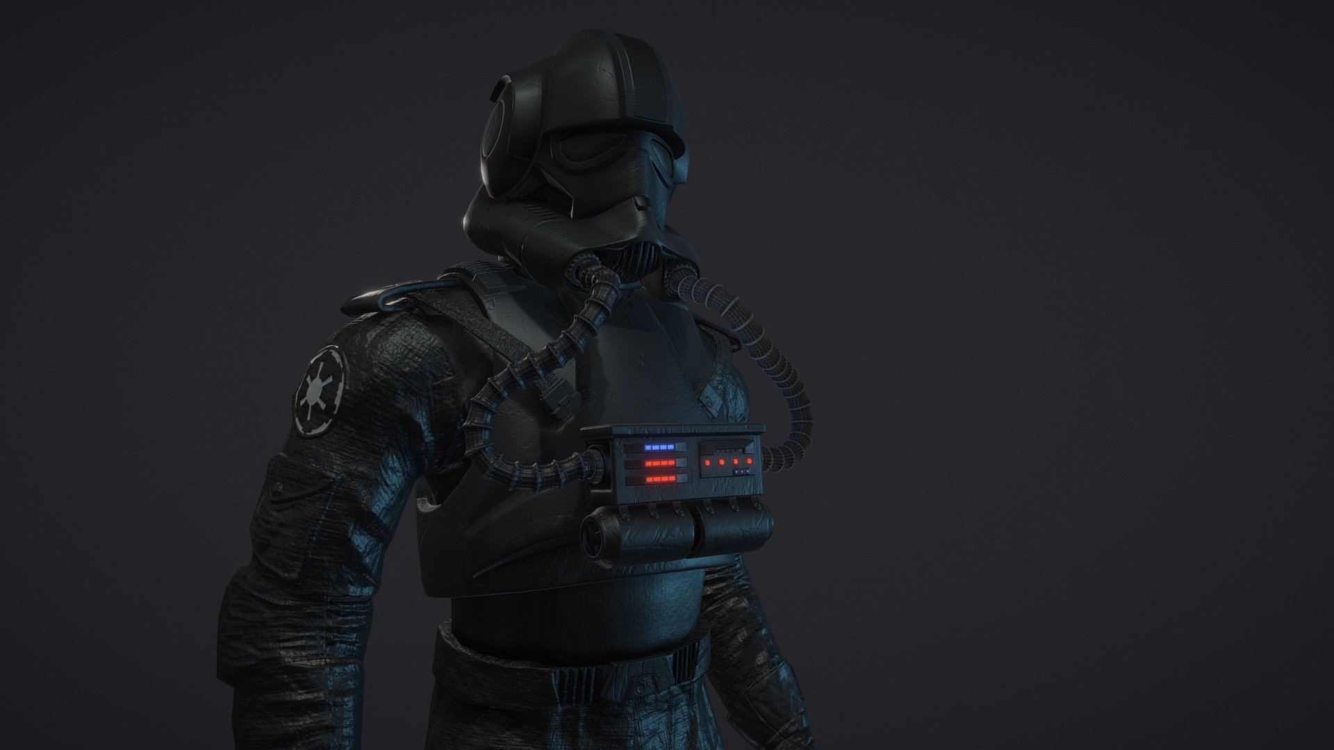 

It was Made in 3ds max ,zbrush and textured in substance painter

It was based on the episode 3 version .

Basically this is the imperial V-wing pilot 

It is a pbr mesh

For more details and to get this, please visit the pages below

Check out my other models here https://sketchfab.com/thomas_125

If you have any question or wish, i feel free to assist you:) Just write on discord:-> thomastheherooftherepublic4114

or instagram -> http://www.instagram.com/intergalactic_supply_yard/

This model is avaliable on cg-traider(always) and FAB(i am not sure how long)