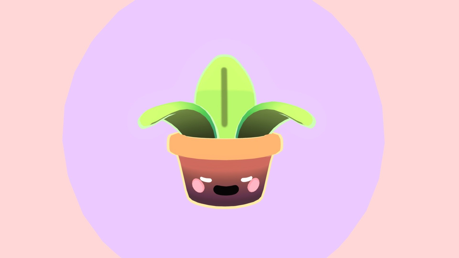 I made this simple model of a small plant in a vase. I really like the result so I wanted to post. 
I really love this kind of cartoon / cute modeling and I am actually studying to improve my skills. 
Hope you like it!
(✿◠‿◠)