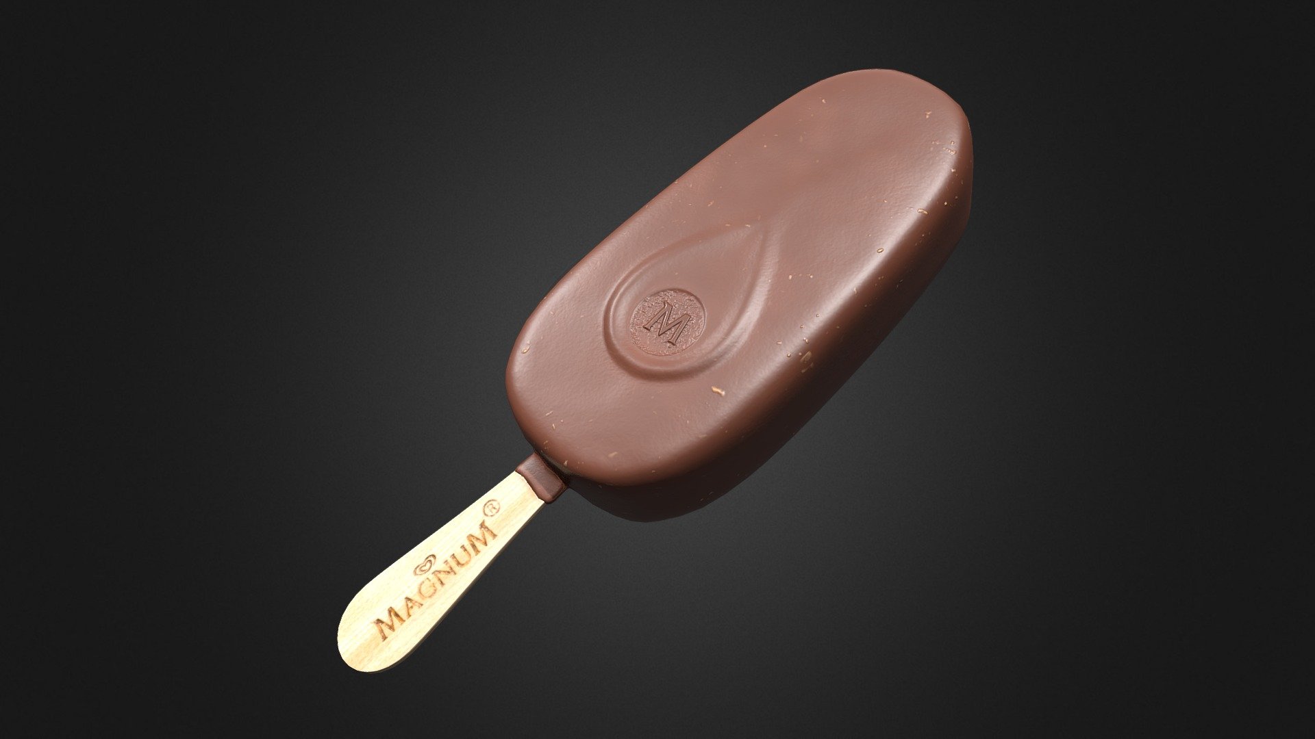 A 3d model commission i did recently. inspired by the Magnum branded icecream bar.
modeled in blender, and textured with substance painter.