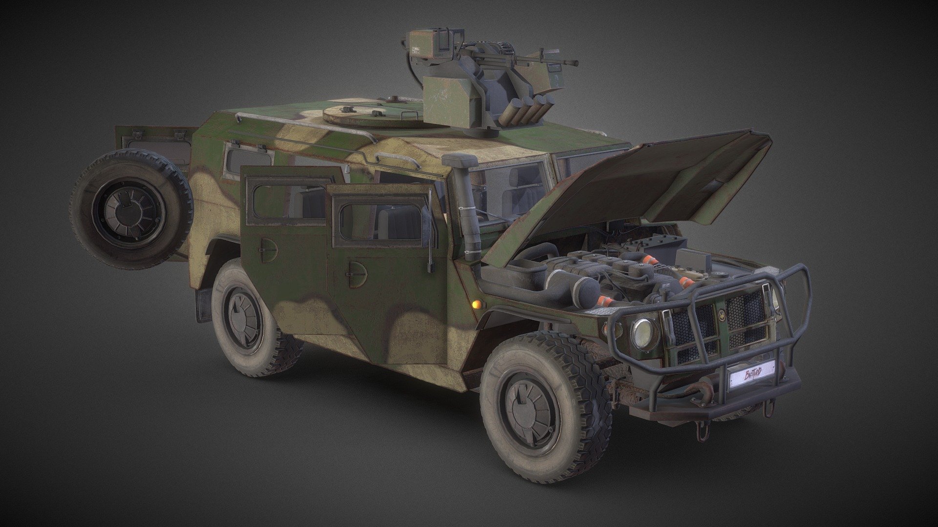 This model was created for modification in the game Dayz Standalone for Bastard Mods.

Discord - https://discord.com/invite/tBqFQQh85s
