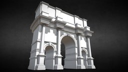 Arc de Triomphe, Costantine's Forum, Byzantium virtual, key, turkey, chiave, arch, triumph, reconstruction, arc, gorgon, medusa, head, roman, romano, istanbul, ricostruzione, triomphe, costantinopoli, byzantium, turchia, virtuale, trionfo, costantino, protome