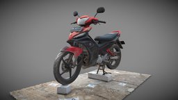 Jupiter mx sebelum ganti plat jupiter, yamaha, motorcycle, photogrammetry, dekahobby