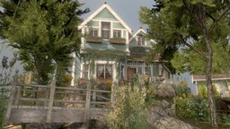 Diorama_Grandma_House_Nathalie_Ravych_1GGP17 dae, howest, 3d1, endassignment, maya