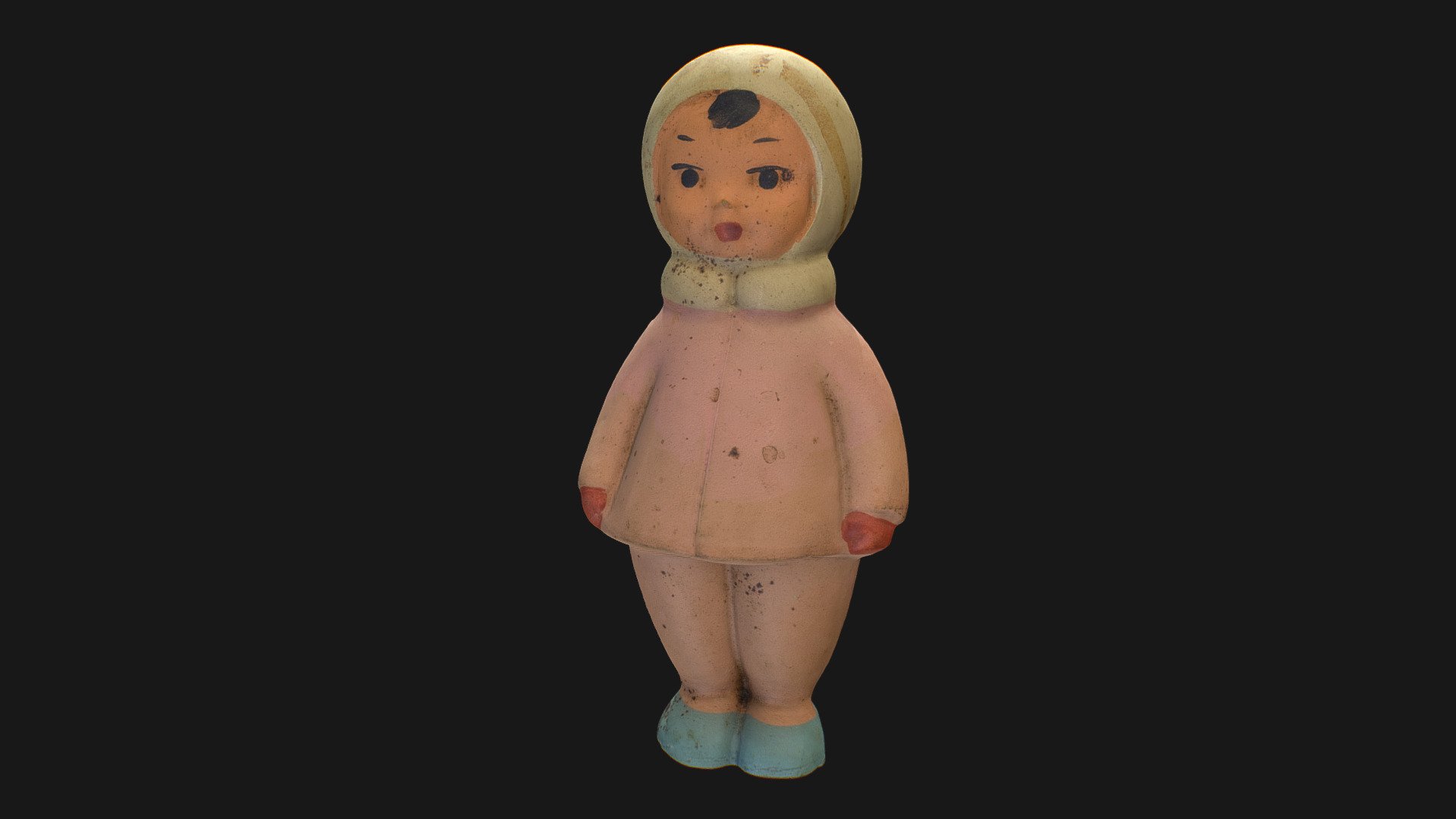 Old USSR Soviet Rubber Toy Child Scan High Poly

Including OBJ formats and texture (8192x8192) JPG

Polygons: 50500 Vertices: 25252
