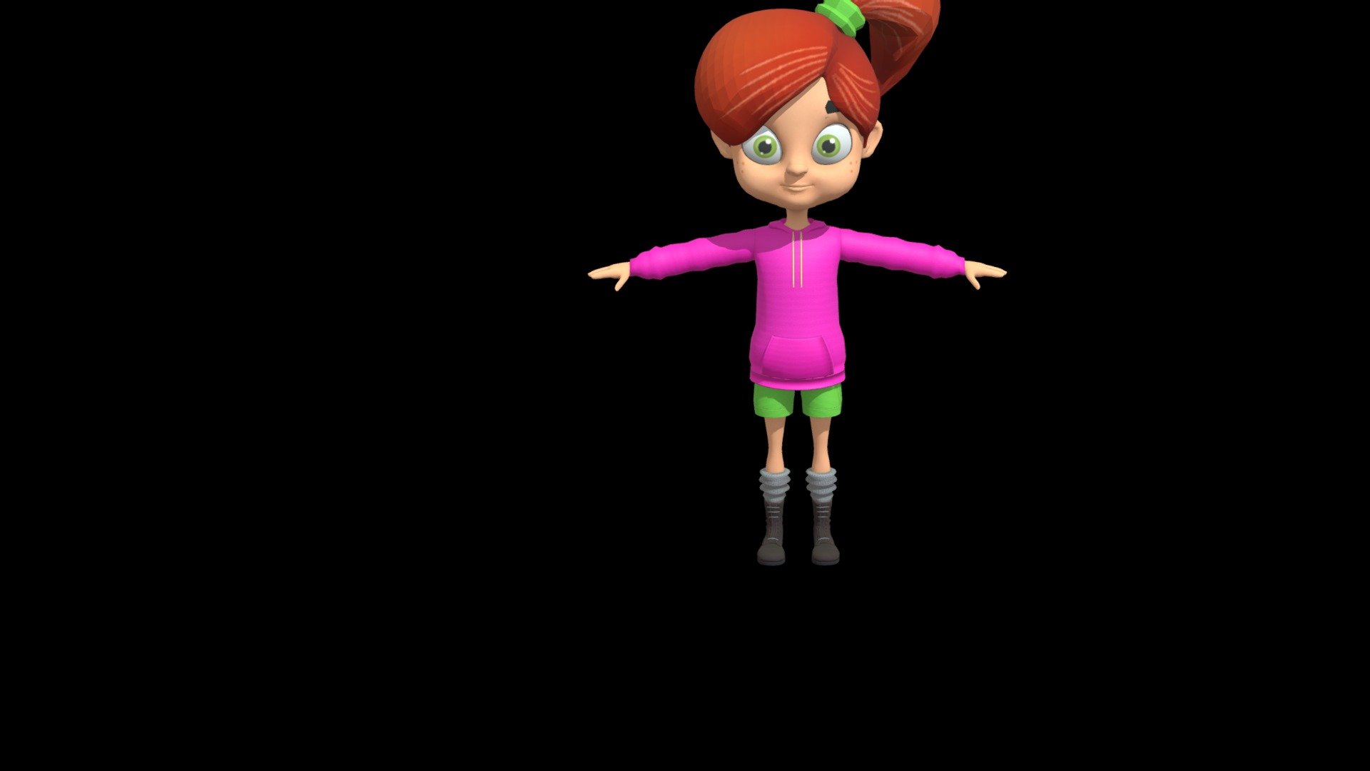 Girl character.
Texture included.