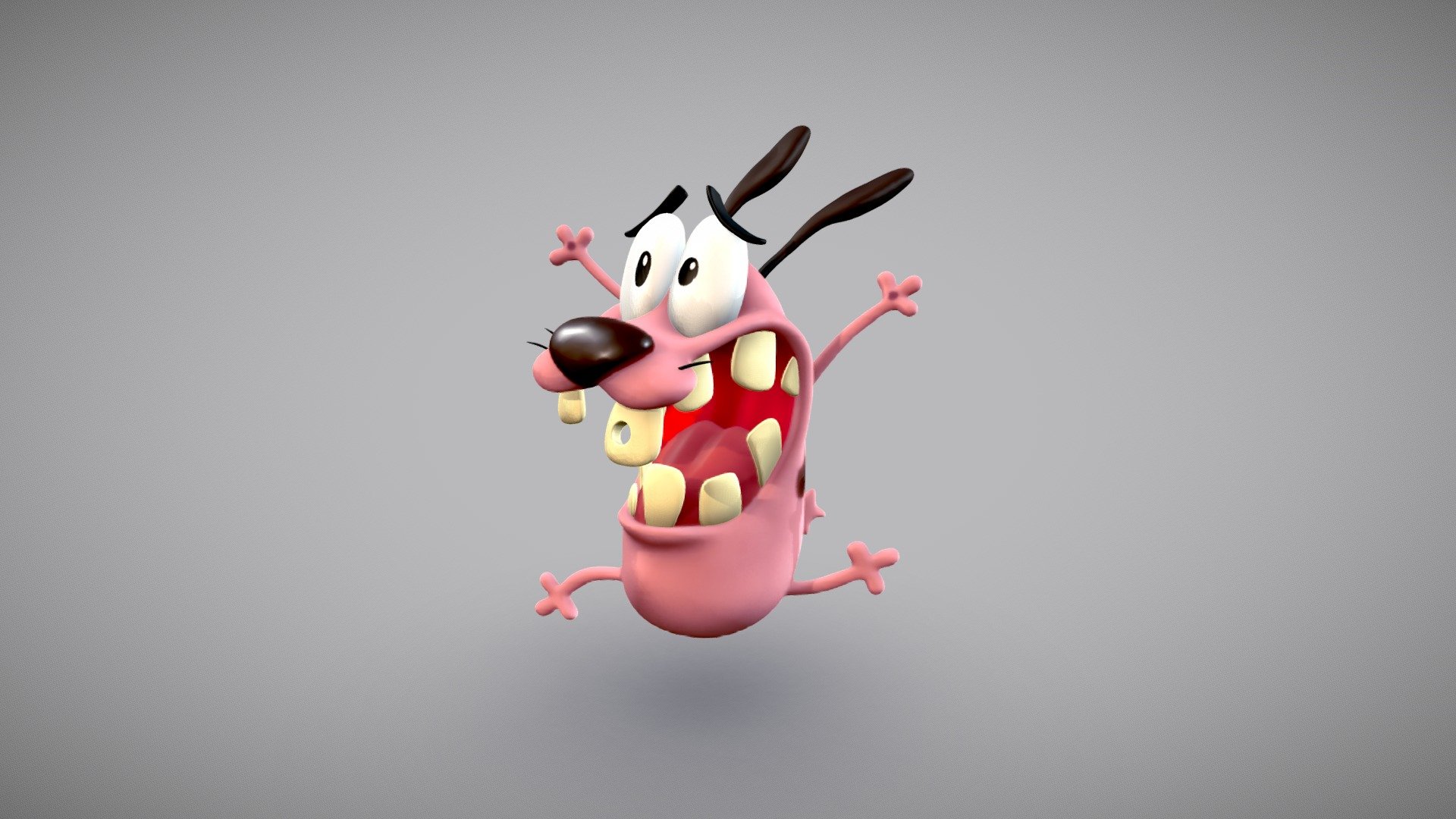 Courage the Cowardly Dog
Sculpted in Oculus Medium
