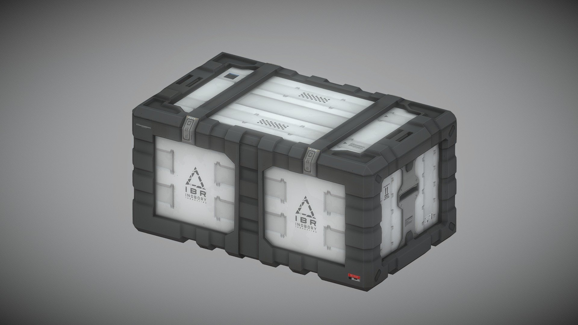 Medium Crate AAA: Generic\nTextures: 4096x4096, diffuse, normal, specular.\nPurhcase on: https://www.fab.com/sellers/BCS%20Black%20Cloud%20Studios\nPart of the Sci-Fi Crates Pack AAA. \nAbout Sci-Fi Crates &amp;Boxex Pack AAA:\nComplete kit of 11 crates and boxes (openable) for sci-fi level, science lab, cyberpunk or spaceship environment of AAA-quality. Gameready lowpolies baked with love from cinematic highpolies. Each model contain textures: 4096x4096, diffuse, normal, specular. Concept design by of the top AAA artists. Production cost over $6,000. Make your own level design on Unity competitive to Deus Ex: Human Revolution, Deus Ex: Mankind Divided, Syndicate, Mass Effect, Cyberpunk 2077,  Star Citizen and Horizon Zero Dawn benchmarks!