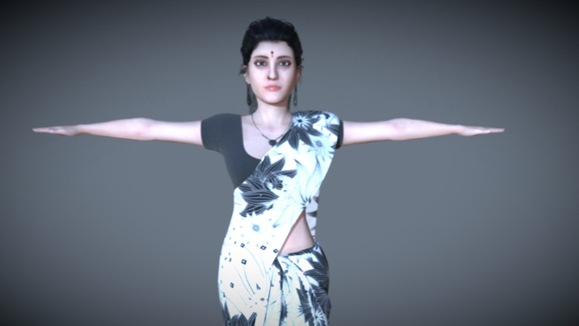 REMOVED WEB BASE 3D MODEL FOR SECURITY REASONS BUT YOU CAN DOWNLOAD IT ON https://www.fab.com/listings/961f6f19-0f57-4125-a5d5-9c9cf6f70242

Indian Girl aashni_AX08OM Model sculpted using zbrush, autodesk maya and character creator for texture.