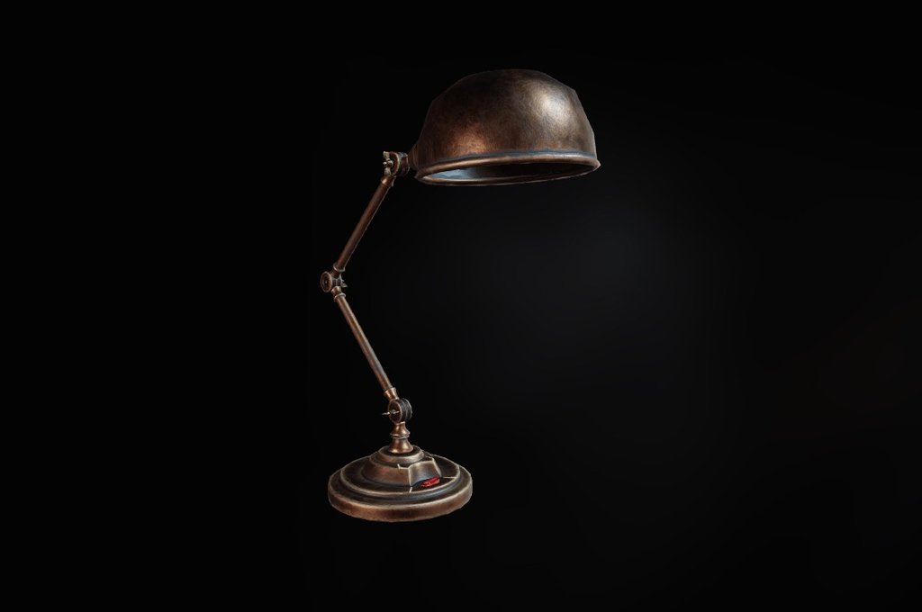 Game model with PBR textures.