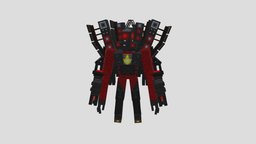 Speakerman titan speaker, tv, titan, camera, cameraman, tvman, blockbench, skibidi, skibiditoilet, dafuqboom, speakerman, speakertitan, speakermantitan