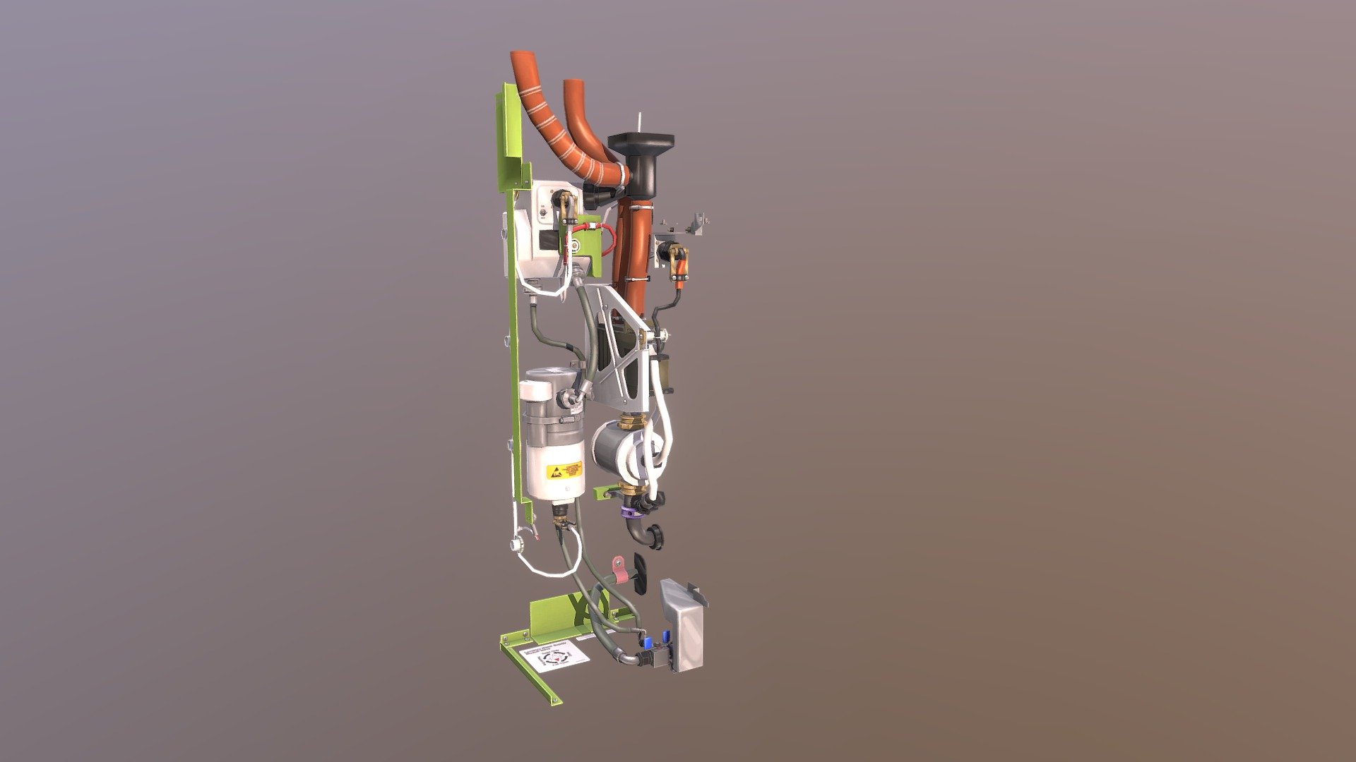 Electric &amp; Hydraulic system - 747
Customer: Air France

Speedernet Project - Sphere
Low Poly 3D resource optimized for the web in glTF format.
Hand paint textures for final render.

Softwares: 3DsMax - 3D-Coat
glTF: babylon.js exporter