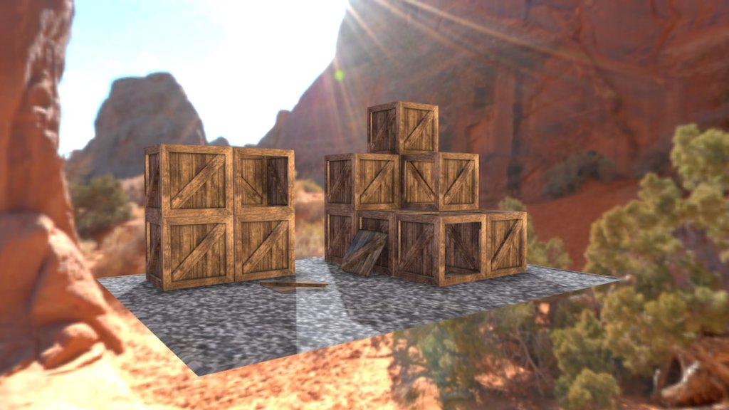 Here are a few cargo crates created in 3ds Max
Enjoy

If you would like me to create your something unique please contact me