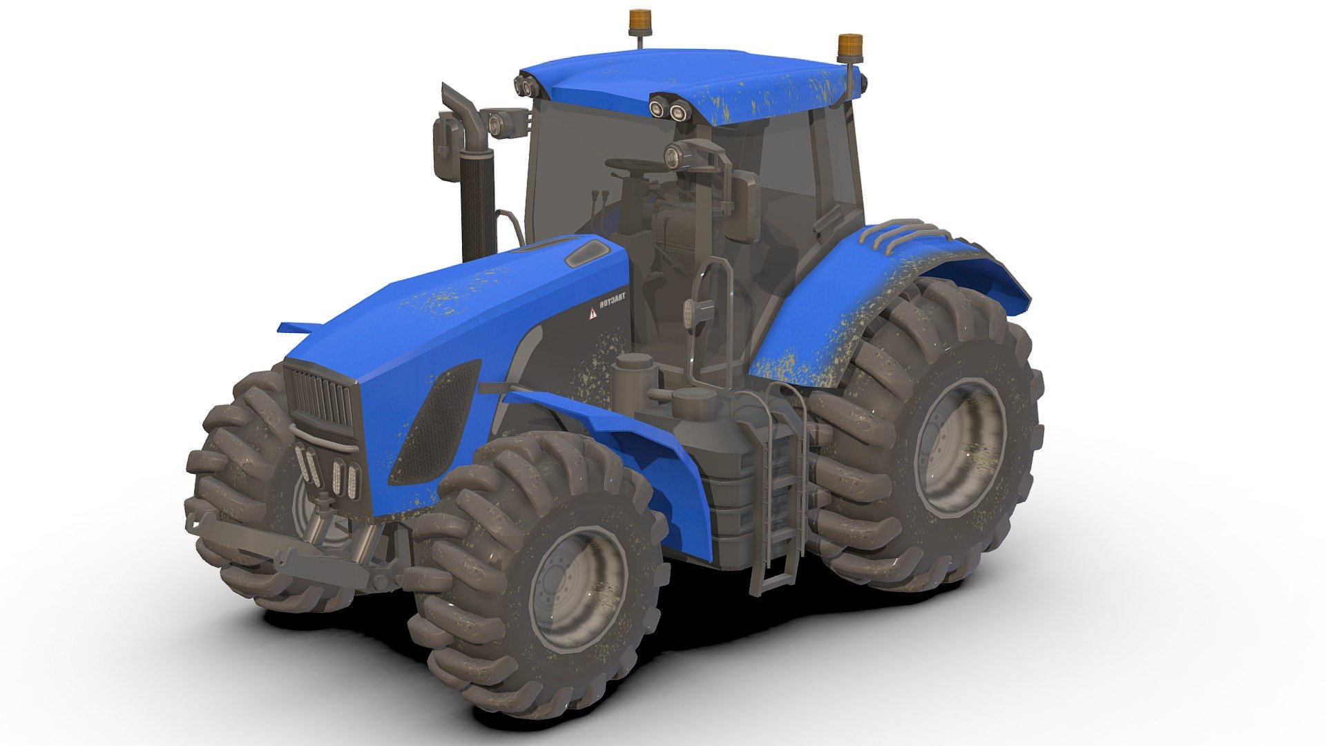 Tractor Model .

You can use these models in any game and project.

This model is made with order and precision.

Separated parts (bodys. wheels.Steer).

Very Low- Poly.

Truck have separate parts.

Average poly count: 23,000 tris.

Texture size: 2048 / 1024 (PNG).

Number of textures: 2.

Number of materials: 2.

Format: Fbx / Obj / 3DMax .

Wait for my new models.. Your friend (Sidra).
