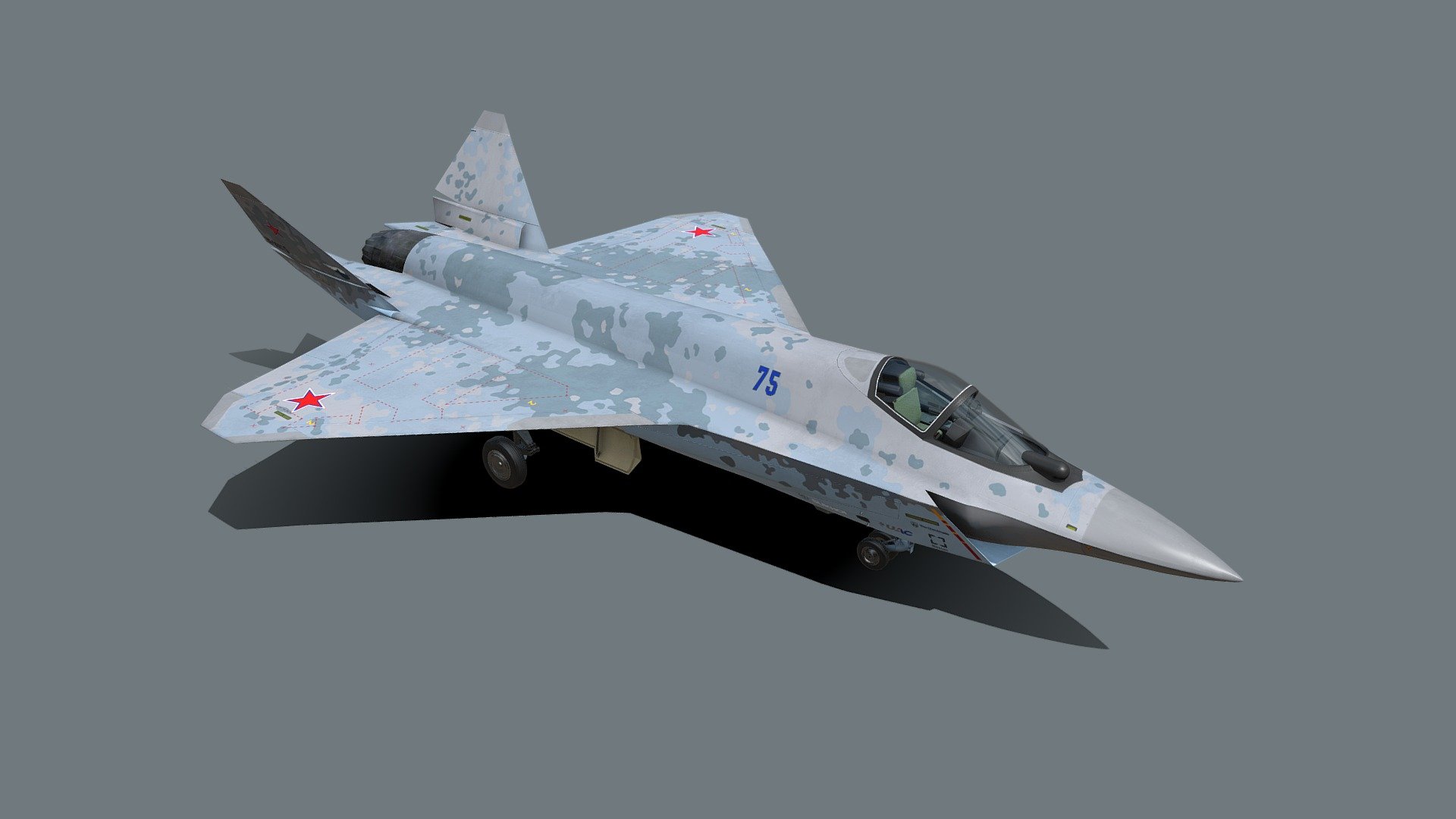 Russian multifunctional fighter of the fifth generation, created in the OKB named after P.O. Sukhoi. The aircraft is being developed for delivery to the Russian Aerospace Forces, as well as for export to the countries of the Middle East, Asia-Pacific region, Latin America and India, as a multifunctional platform of a new generation, which is distinguished by the ability to adapt to the needs of a particular customer, and as an alternative to the Su-57 heavy fighter