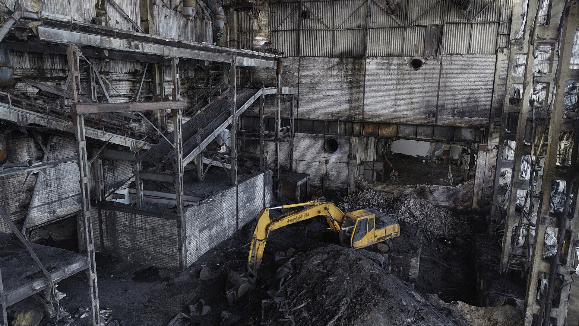 Abandoned factory building. Found it as interesting industrial heritage location. 

Sorry for average model quality: I took these 564 photos in 2019 only with Phantom 3 Pro. Just recalculated in RealityCapture in 2023

Scene in Gaussian Splat:  https://teleport.varjo.com/captures/3a762bf950bb498e966a0c7d03fb5e7e?utm_source=web-app&amp;utm_medium=share-link&amp;utm_campaign=user-share

Gaussian splat .ply file now includet to the package on FAB store

💛💙 By purchasing this model on FAB https://fab.com/s/622ccdf7429a , you support the preservation and digitization of real-world objects and heritage. Thank you! 💛💙