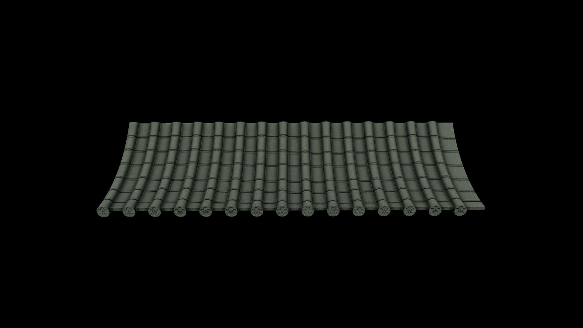 Japanese Period Edo Props - Roof