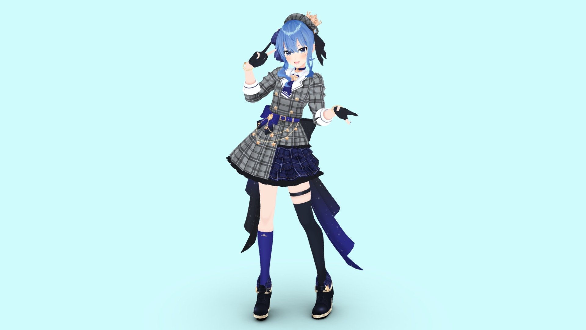 3DCGでホロライブの星街すいせいを作りました。

【使用ソフト】 
MAYA2022,Zbrush,blender,SubstancePainter,Photoshop,AfterEffects



I made Hoshimachi Suisei of Hololive with 3DCG.