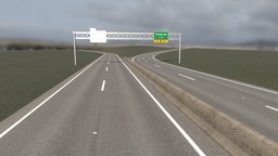American Road (Highway / Freeway) scene, terrain, traffic, highway, road, avenue, rural, freeway, asphalt, street, american-road, bipass