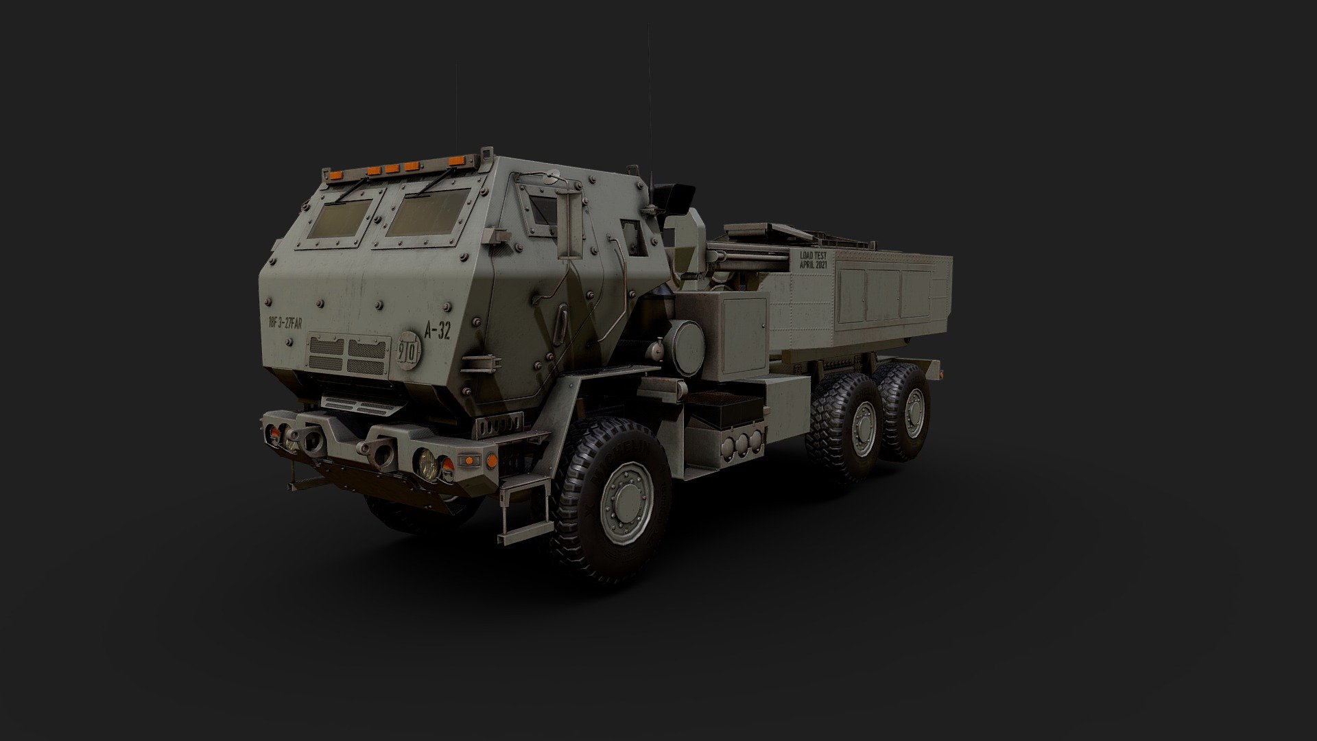 All the model have been moved to FAB you can get it on my profile: https://www.fab.com/sellers/luisbcompany

The M142 High Mobility Artillery Rocket System (HIMARS) is a light multiple rocket launcher developed in the late 1990s for the United States Army and mounted on a standard U.S. Army M1140 truck frame.

The M142 carries one pod with either six GMLRS rockets, or two PrSM missiles, or one ATACMS missile on the U.S. Army's new Family of Medium Tactical Vehicles (FMTV) five-ton truck and can launch the entire Multiple Launch Rocket System Family of Munitions (MFOM). M142 ammunition pods are interchangeable with the M270 MLRS; however, it is able to carry only one pod rather than the standard two for the M270 and its variants.