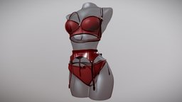  red mesh lingerie with garters pack body, diamonds, mesh, , fashion, pack, valentines, lace, valentinesday, underwear, romantic, panties, garters, garter