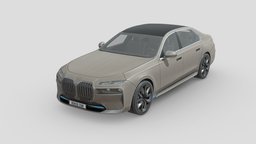 Low Poly Cars - BMW i7 2023 modern, power, vehicles, bmw, cars, drive, sedan, luxury, ev, futuristic-vehicle, i7, german-cars, luxury-vehicle, vehicle, futuristic, car, electric, 2023, bmw-i7