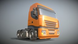 Truck  3-AXIS 6x4 (High-Poly Version) truck, high-poly, lkw, lastwagen, vis-all-3d, 3dhaupt, software-service-john-gmbh, sattelzug, 3-axis-6x4