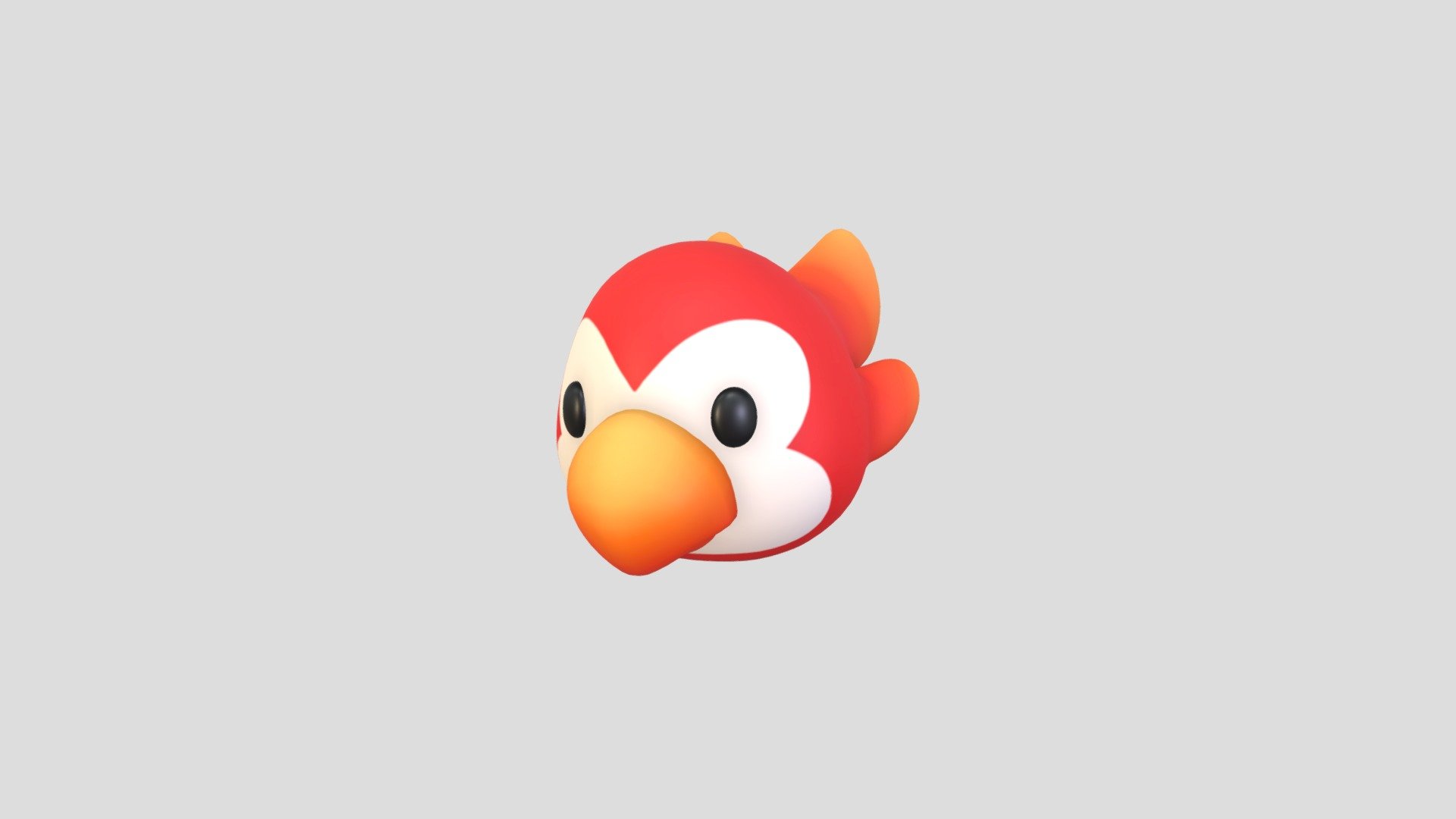 Parrot Head 3d model.      
    


File Format      
 
- 3ds max 2021  
 
- FBX  
 
- OBJ  
    


Clean topology    

No Rig                          

Non-overlapping unwrapped UVs        
 


PNG texture               

2048x2048                


- Base Color                        

- Roughness                         



1,138 polygons                          

1,178 vertexs                          
