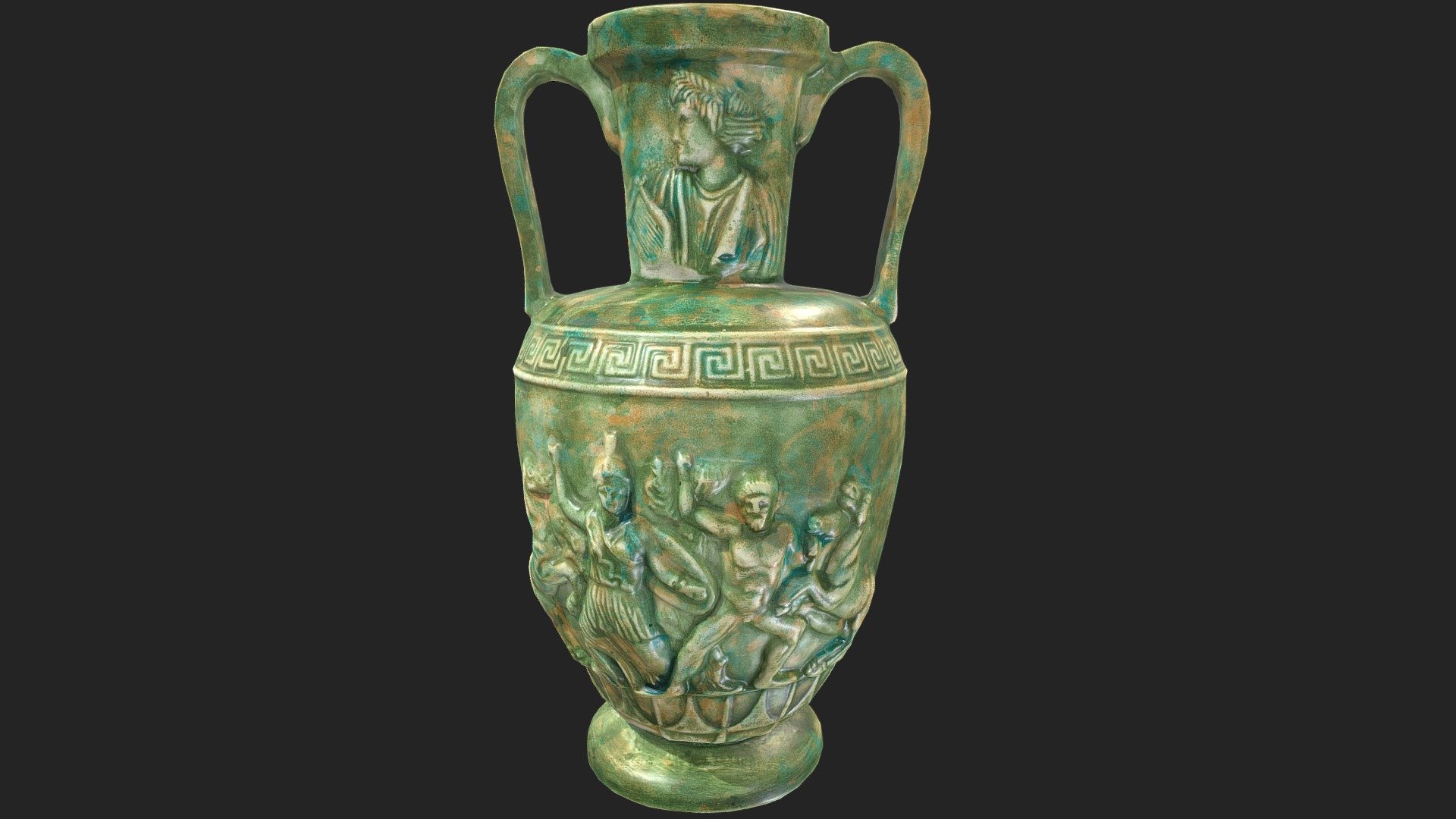 A 3D scan of museum replica originating from anciet greece.

Estimated age: 400 b.c