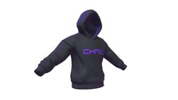 Hoodie Fortnite Style GAME READY tshirt, shirt, fashion, sweater, hoodie, sweatshirt, metaverse, digital, metafashion, cyberfashion, chmil